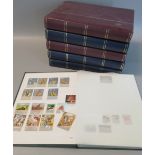 All world selection of stamps in six large Lighthouse stock-books many 100's of stamps including