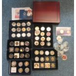 Collection of assorted coins to include commemorative 'The Battle of Britain', 'Titanic' £5, '