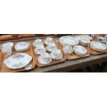 Four trays of assorted china, to include: 2 trays of Royal Albert fine bone china part tea ware