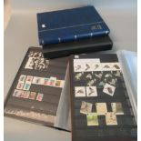 Great Britain mint and used collection of stamps in the stock-books plus an album of First Day