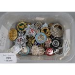 Collection of assorted pin badges, to include 'Royal Airforce', 'AFS', 'ARP', 'Home Guard' etc. (B.