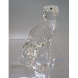 Swarovski Crystal study of a seated Cheetah in original box. (B.P. 21% + VAT)