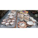 Four trays of similar style tea and coffee ware to include: a tray of Royal Belgrave part tea