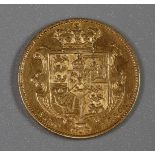 William IV 1832 gold full sovereign. 8g. (B.P. 21% + VAT)