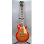 Vintage 1979 Gibson Les Paul Deluxe electric guitar, serial number 70549670, made in the USA. Maple,
