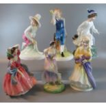 Three Royal Doulton bone china figurines from the Nursery Rhymes Collection to include: 'Tom, Tom,