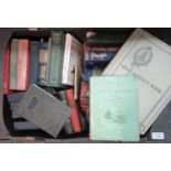 Box of assorted books to include: 'The Pickwick Papers', 'The King's Command, King Albert's