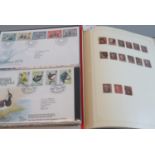 Great Britain Victorian to 1970 mint and used collection in Windsor Album and Red Album of First Day