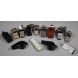 Collection of whistles to include; various mainly marked 'The Acme Thunderer' or 'Acme'. (B.P. 21% +