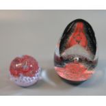 Two Caithness boxed glass paperweights, 'Lacemaker' and 'Coronation Coach'. (2) (B.P. 21% + VAT)