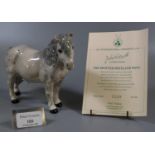 Modern John Beswick by Royal Doulton 'The Spotted Shetland Pony' limited edition of 500, with box