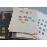 Box of European Foreign stamps on pages, wide range of countries, many 100's mint and used. (B.P.