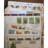 Great Britian box of First Day covers mostly 1970s to 1990s. (B.P. 21% + VAT)