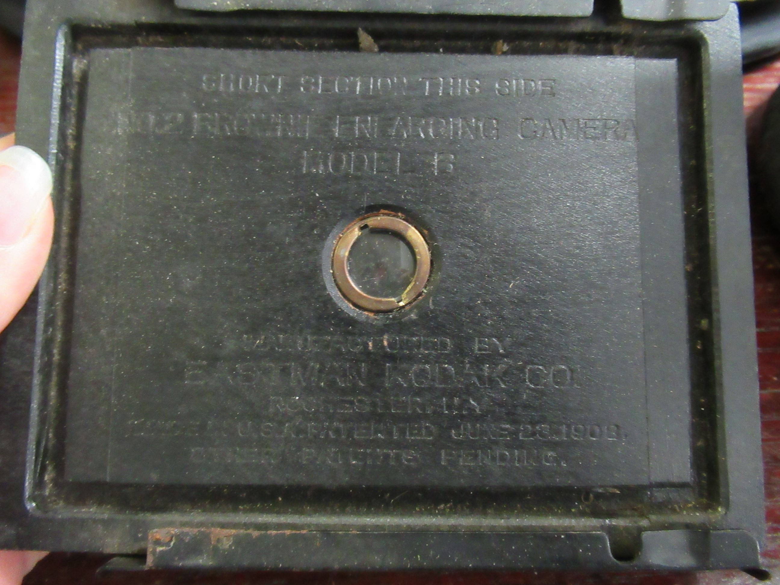 Vintage leather bound trunk, together with vintage camera slides etc (B.P. 21% + VAT) - Image 12 of 14