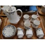 Paragon English bone china 'Coniston' design 12 piece coffee set. (B.P. 21% + VAT)