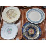 Collection of plates; Worcester 'Mr Pickwick' etc. (B.P. 21% + VAT)