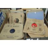 Two boxes of vintage LP's, appearing mainly classical to include; Mario Lanza, Giggli. (2) (B.P. 21%