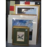 Group of assorted larger and other furnishing pictures, various. (8) (B.P. 21% + VAT)