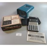 Micronta 18-range multitester in original box, together with a Trident magnification viewer in