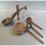 Two 19th/20th Century Welsh wooden ladles