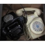 Two vintage rotary telephones. (B.P. 21% + VAT)