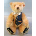 Steiff 'Prince William's 21st Birthday' Bear. Blonde, 35cm approx. With box and COA. (B.P. 21% +