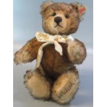 Steiff 'The English Teddy Bear'. Brown tipped, 30cm approx. In soft bag and COA. (B.P. 21% + VAT)