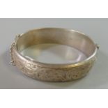 Edwardian design silver bangle. (B.P. 21% + VAT)