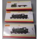 Three Hornby OO gauge model railways items, to include: BR 2-8-2 T Class 72XX '7218', GWR 2-8-0 T
