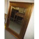 Large gilt framed bevel plate mirror. 94 x 127cm approx. (B.P. 21% + VAT)