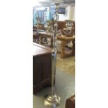 Silver plated floor five section candelabra. 152cm high approx. (B.P. 21% + VAT)