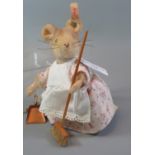 Modern Steiff soft toy 'Hunca Munca' in original box. (B.P. 21% + VAT)