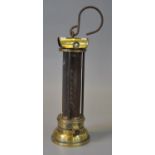 Early 20th Century miner's Davey lamp. (B.P. 21% + VAT)