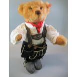 Modern Steiff teddy bear 'Grandfather' gold/blond 36cm with original box and COA. (B.P. 21% + VAT)
