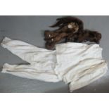 Collection of vintage fashion items to include; two fur tippets and late 19th/early 20th Century