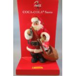 Modern Steiff 'Coca-Cola Santa' in slightly distressed and folded box. (B.P. 21% + VAT)