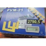 Boxed PVM-21 chronograph with user manual etc. (B.P. 21% + VAT)