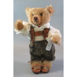 Modern Steiff teddy bear, 'Shepherd's Boy' beige, 29cm with COA and box. (B.P. 21% + VAT)