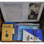 Collection of football ephemera, to include: mainly Tottenham Hotspur football programmes circa