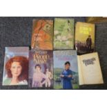 Box of Iris Gower and Iris Davies signed books, many first editions: 'Daughters of Rebecca', '