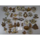 Collection of Yeomanry Battalion military cap badges, various. (B.P. 21% + VAT)