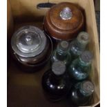 Collection of glass bottles including: Whitbread & Co, Ltd, Rees and Richards Poole, Llanelly x 3,