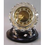 Majak USSR 11 jewels table or mantel clock on an ebonised base. (B.P. 21% + VAT)