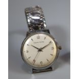 Smiths Astral stainless steel gent's wristwatch with Arabic numerals and sweep second hands.