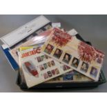 Great Britain collection of stamps, presentation packs in shoebox, mostly from 2002 -2011 period. (