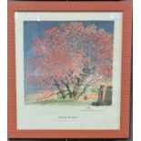 After Gustave Baumann, 'Cottonwood in Tassell', coloured print signed in pencil by thew artist.