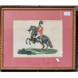 19th century coloured print 'The Prince of Orange'. 22x30cm approx. Framed and glazed. (B.P. 21% +