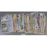 Collection of over 100 World bank notes, very varied and assorted. (B.P. 21% + VAT)