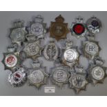 Collection of Police helmet or cap badges, to include: Essex Constabulary, Teesside, South Wales,