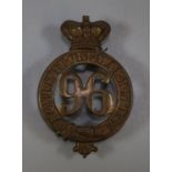 96th Regiment of Foot pre 1881 Army Cap Badge. (B.P. 21% + VAT)